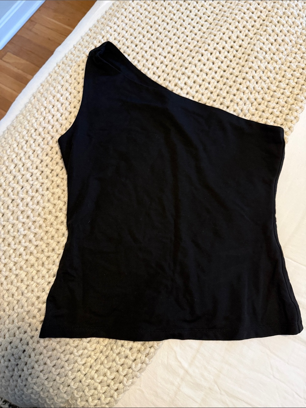 Banana Republic Black One-Shoulder Camisole